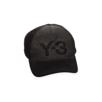 Baseball cap (Black) from Y-3 Cotton, Nylon, Wool