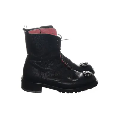 Veterlaarzen (Zwart, Roze) van Blumarine Leer