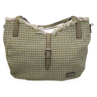 Shoulder-bag (Green, White) from Coveri Collection