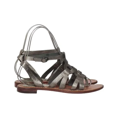 Gladiator-Sandalen (Silber) von Mellow Yellow Leder