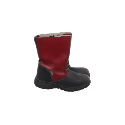 Bottines (Vinterstövlar i kraftigt läder, varmfodrade med pälsimitation.) de Marmelata Cuir, Fausse fourrure