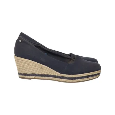 Chaussure compensées (Bleu) de Linear of Sweden Cuir
