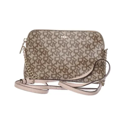 Skuldertaske (Brun, Beige) fra DKNY