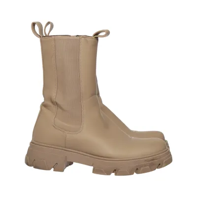 Chelsea boots (Beige) van Ideal Shoes