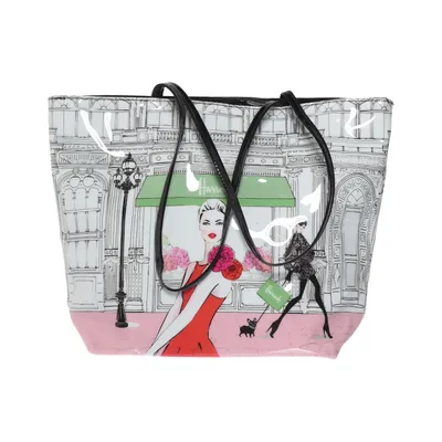 Handväska (Rosa, Vit, Svart) från Harrods