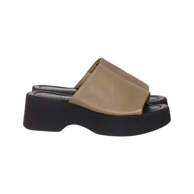 Mules (Beige, Noir) de Dunnes Stores Cuir
