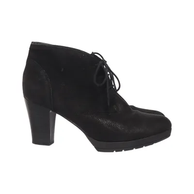 Bottes à talons (Noir) de Helen Billkrantz Cuir