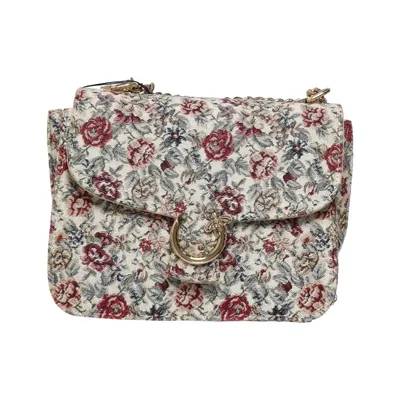 Skuldertaske (Beige, Flerfarvet) fra Mango Bomuld, Polyester, Polyurethan