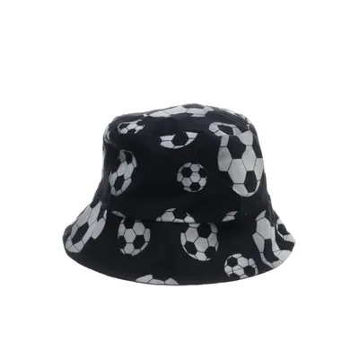 Buckethatt (Svart, Vit)