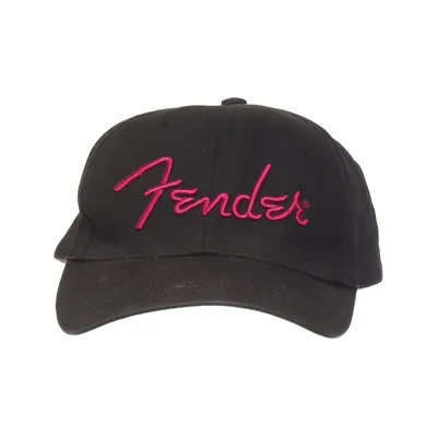 Honkbalpet (Zwart) van Fender Katoen