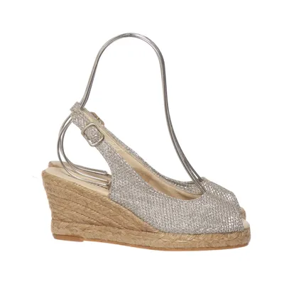 Chaussure compensées (Argent) de Phillip Hardy Cuir