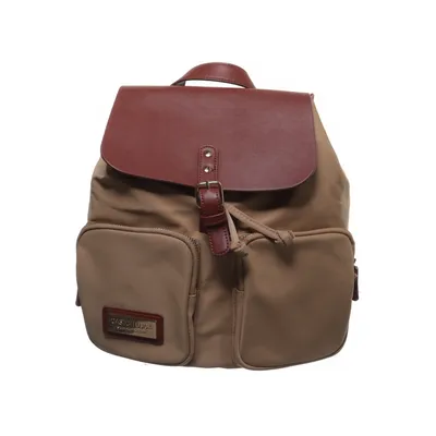 Ryggsäck (Brun, Beige) från Gaston Luga Skinnimitation, Nylon, Polyester