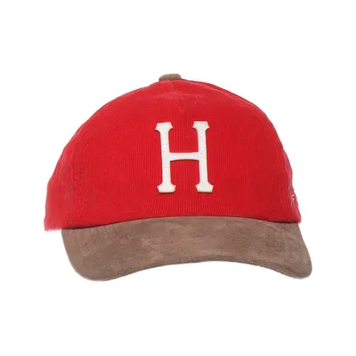 Honkbalpet (Rood, Bruin) van HUF Katoen