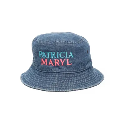 Bucket hat (Blauw) van Newhattan Katoen