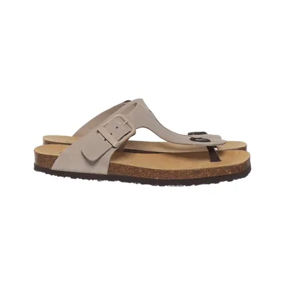 Teenslippers (Beige) van Scholl Leer