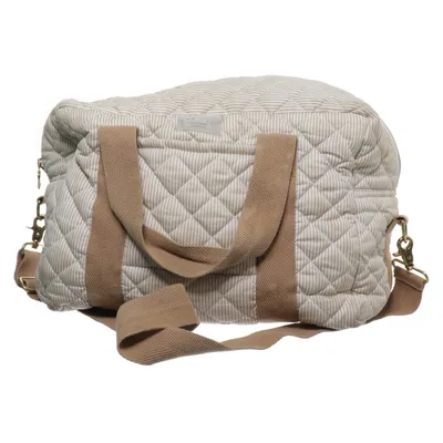 Diaper bag (Beige, White) from Cam Cam Organic cotton, Recycled polyester
