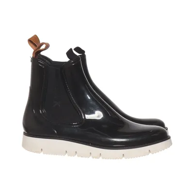 Bottines en caoutchouc (Noir) de STENK
