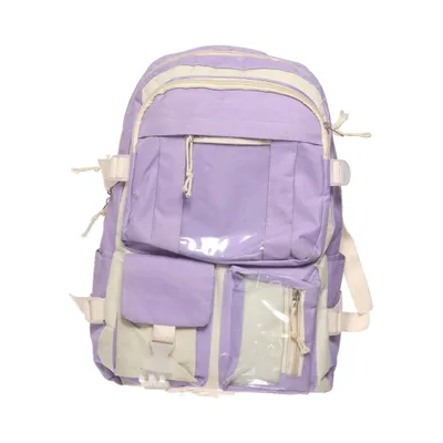 Sac à dos (Violet, Beige) de Amazon
