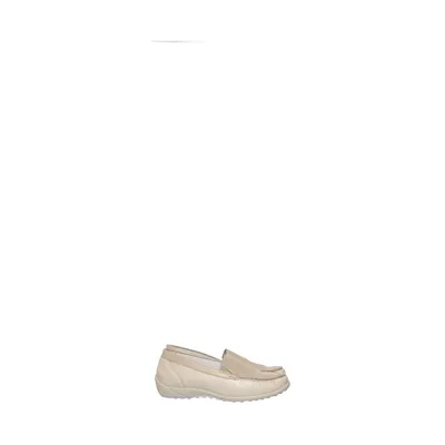 Walking shoes (Beige) from Waldläufer Leather