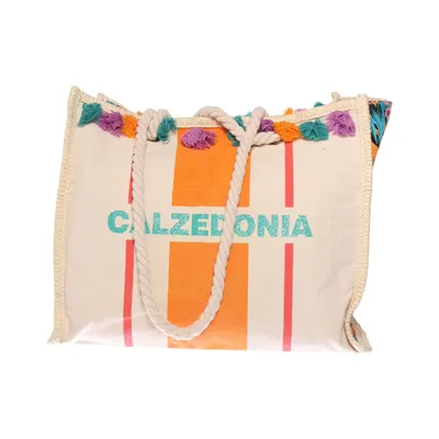 Strandtaske (Hvid, Orange, Rød) fra Calzedonia Bomuld