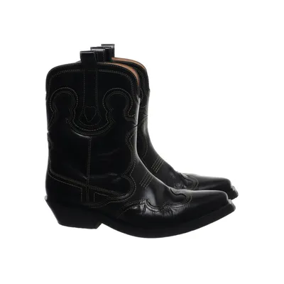 Cowboy boots (Black) from Ganni