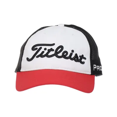 Casquette de baseball (Blanc, Noir, Rouge) de Titleist Élasthane, Polyester
