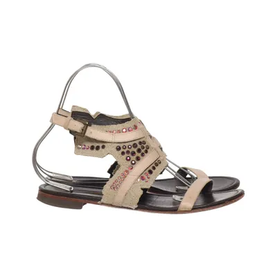 Sandales (Beige, Marron, Multicolore) de Janet & Janet Cuir
