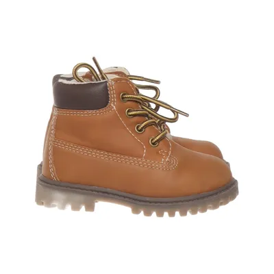 Bottes à lacets (Marron) de Bobbi Shoes Polyester
