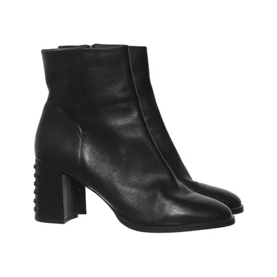 Heeled boots (Black) from Perlato Leather