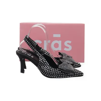 Klackskor (Svart, Silverfärgad) från Cras