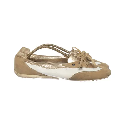 Ballet flats (Beige, White, Gold) from Tod's
