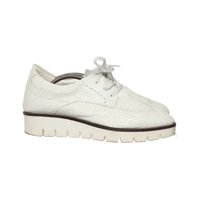 Brogue (Wit) van Date Leer