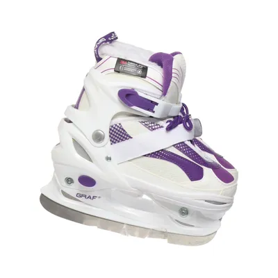 Patins à glace (Blanc, Violet) de Graf