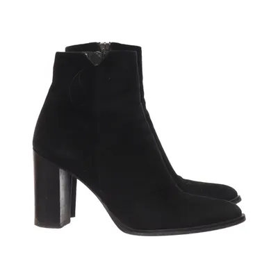 Heeled boots (Black) from Angela C Leather