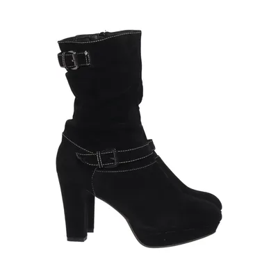 Heeled boots (Black) from Even & Odd Polyester