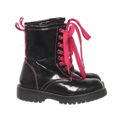 Laced boots (Black, Pink) from Wildflower