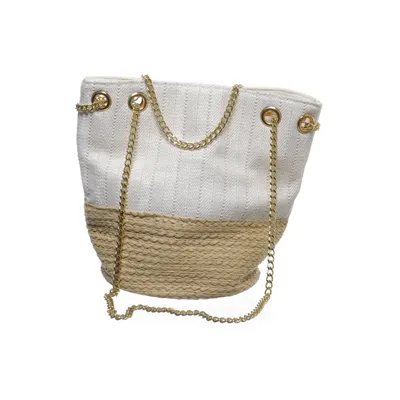 Handväska (Beige, Vit) från Sandrine