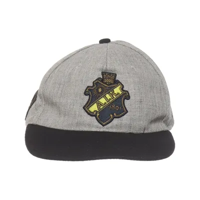 Baseball cap (Gray, Black) from AIK Acrylic, Wool