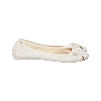 Ballerinaskor (Vit) från DinSko Polyester