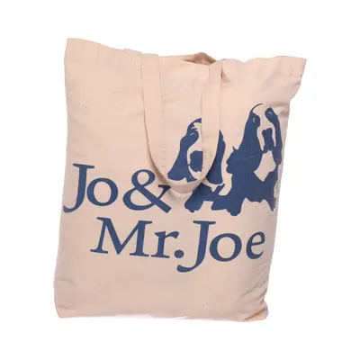 Canvas bag (Beige, Blue) from Jo & Mr. Joe