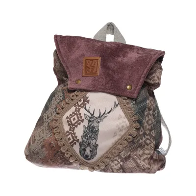 Rucksack (Lila, Braun, Mehrfarbig) von Lazy Days