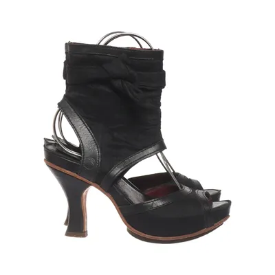 High heel sandals (Black) from Neosens Leather