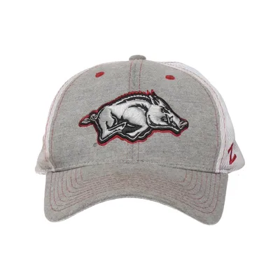 Baseball cap (Gray, White, Red) from Zephyr Elastane, Polyester