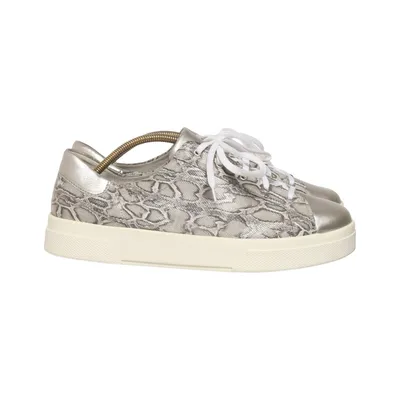 Baskets (Gris, Blanc) de VitaForm Cuir