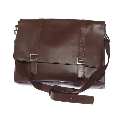 Schoudertas (Bruin) van Pier One Leer, Katoen