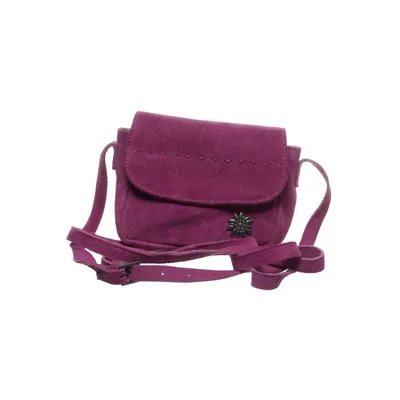 Axelremsväska (Lila) Skinn, Polyester