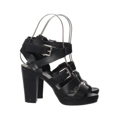 High heel sandals (Black) from Attitude