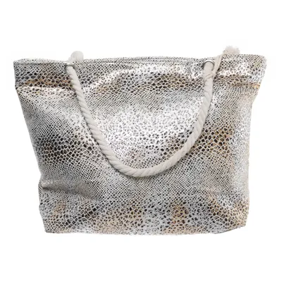 Beach bag (Silver, Gold, Multicolored)