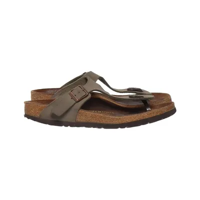 Teenslippers (Gizeh) van Birkenstock Leer