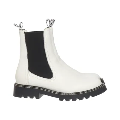 Chelsea boots (White) from Tamaris Leather
